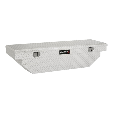 Trailfx TrailFX 110601; Truck Tool Box; Crossover Angled Single Lid With Struts; Diamond Tread 110601